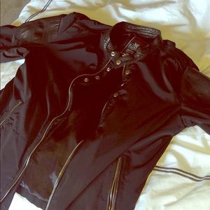 Diesel Light Jacket with Sheep Skin Leather